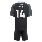 aston villa adidas away mini kit 2025-26 with pau 14 printing Collection | Official Aston Villa Kits for Fans