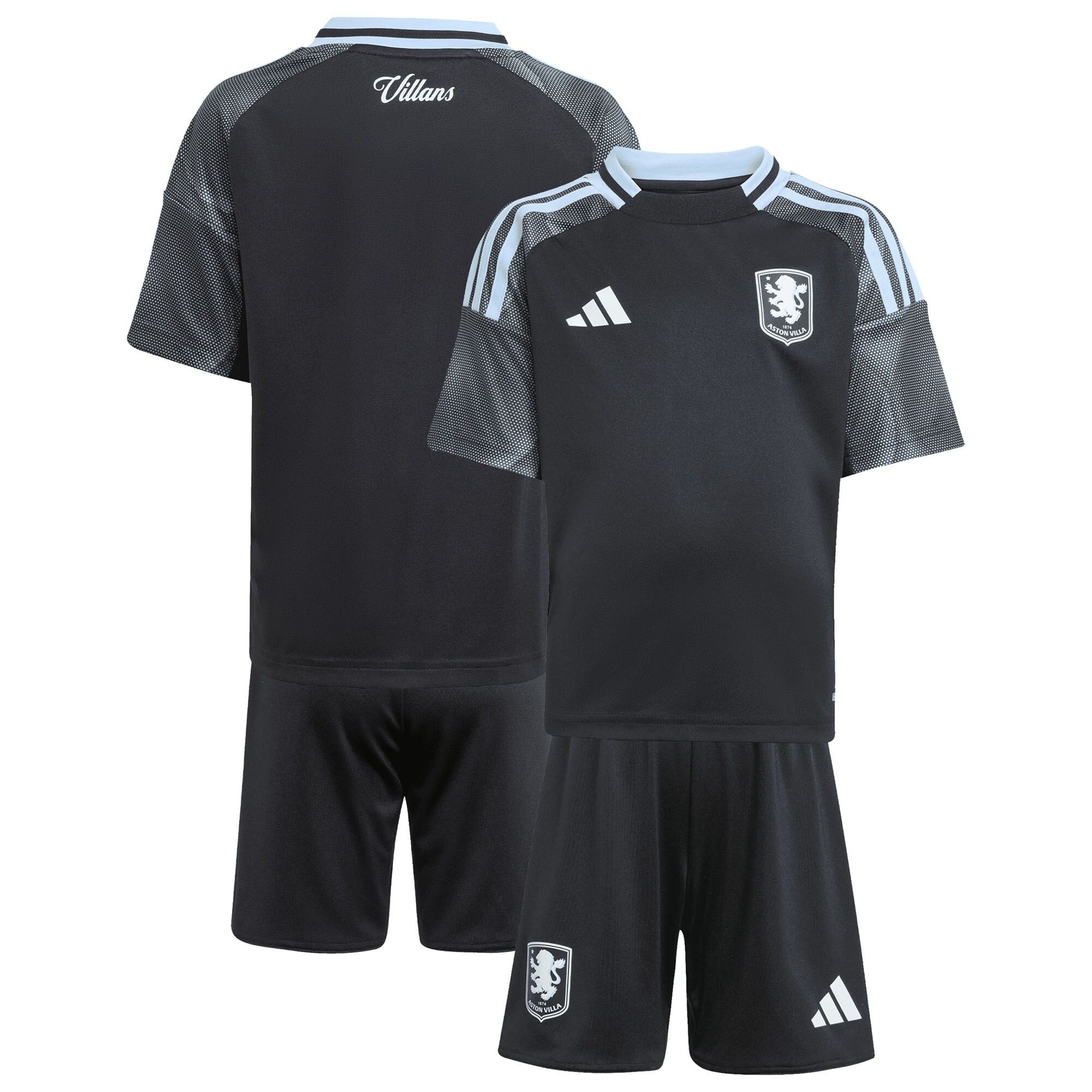 aston villa adidas away mini kit 2025-26 Collection | Official Aston Villa Kits for Fans