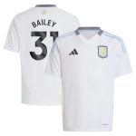 aston villa adidas away shirt 2024-25 – kids with bailey 31 printing Collection | Official Aston Villa Kits for Fans