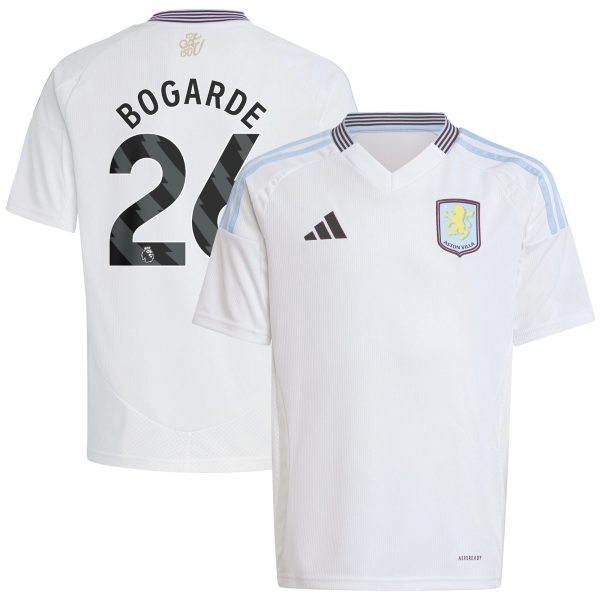 aston villa adidas away shirt 2024-25 – kids with bogarde 26 printing Collection | Official Aston Villa Kits for Fans