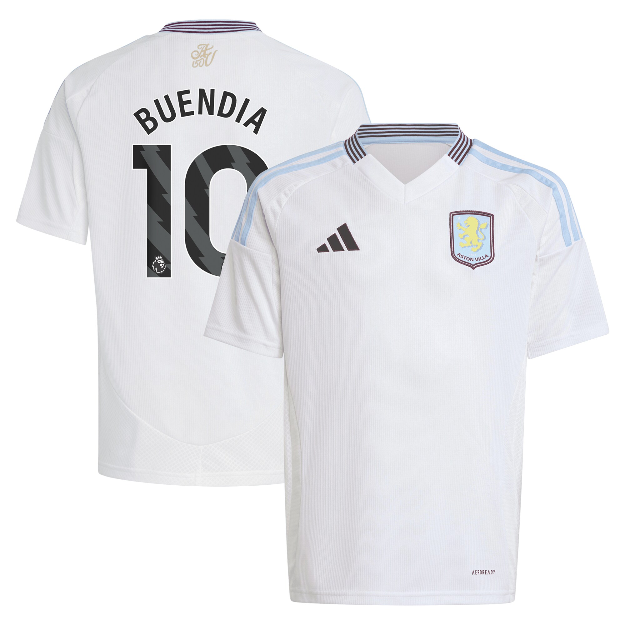 aston villa adidas away shirt 2024-25 – kids with buendia 10 printing Collection | Official Aston Villa Kits for Fans