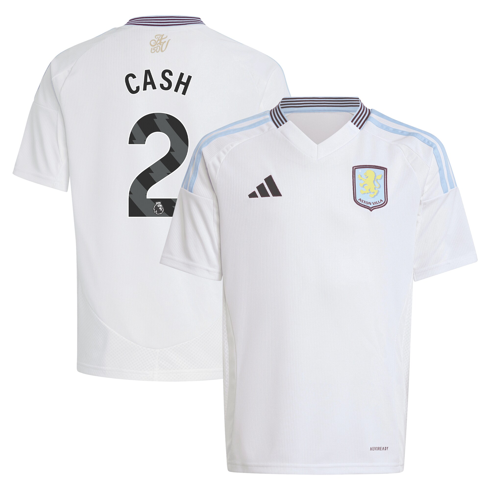 aston villa adidas away shirt 2024-25 – kids with cash 2 printing Collection | Official Aston Villa Kits for Fans