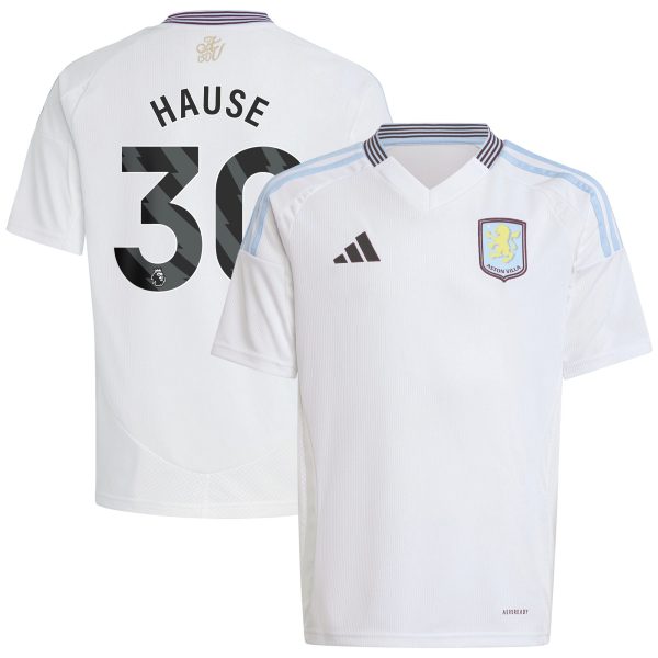aston villa adidas away shirt 2024-25 – kids with hause 30 printing Collection | Official Aston Villa Kits for Fans