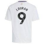aston villa adidas away shirt 2024-25 – kids with j.duran 9 printing Collection | Official Aston Villa Kits for Fans