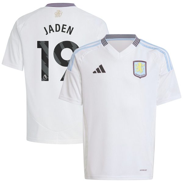 aston villa adidas away shirt 2024-25 – kids with jaden 19 printing Collection | Official Aston Villa Kits for Fans