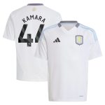 aston villa adidas away shirt 2024-25 – kids with kamara 44 printing Collection | Official Aston Villa Kits for Fans