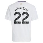 aston villa adidas away shirt 2024-25 – kids with maatsen 22 printing Collection | Official Aston Villa Kits for Fans