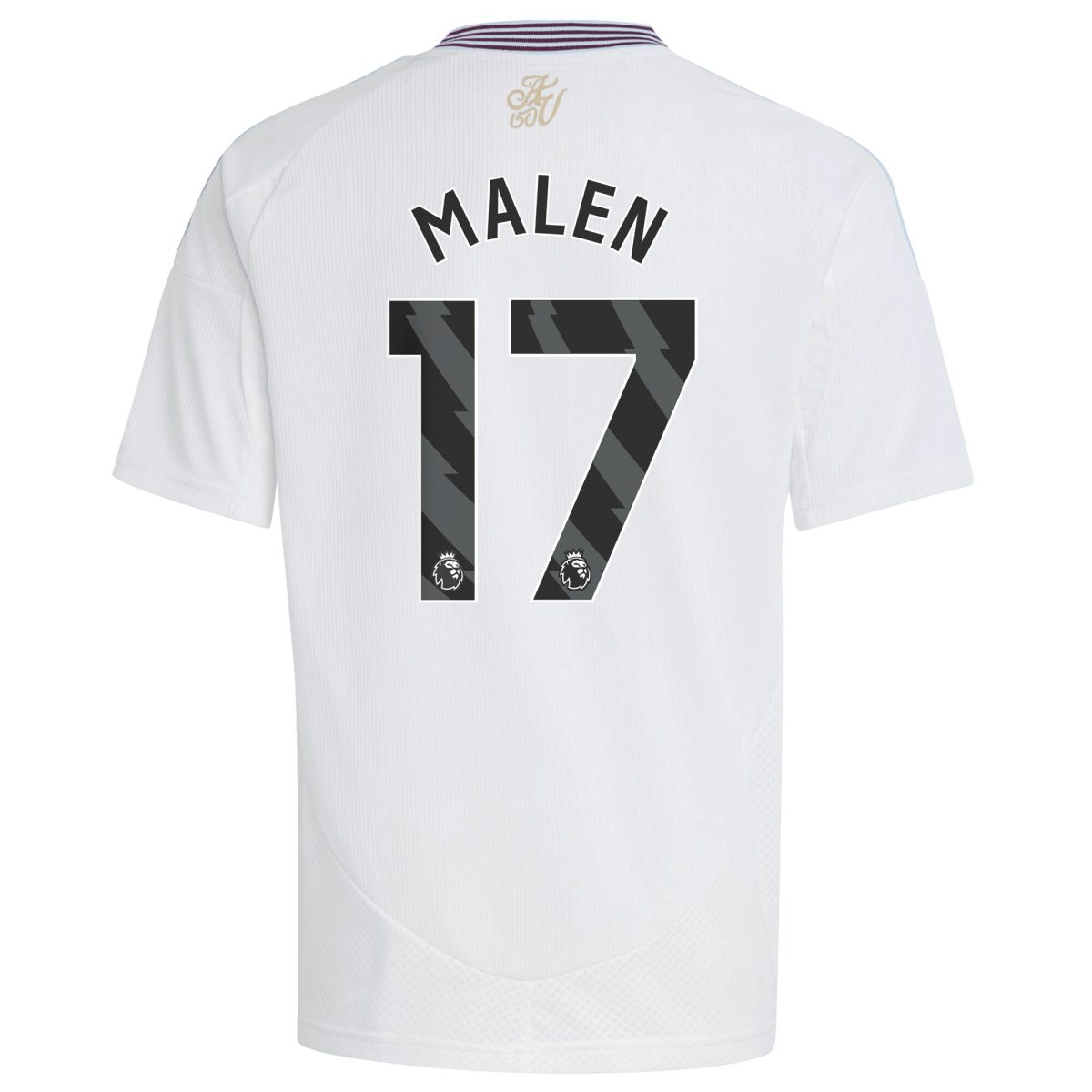 aston villa adidas away shirt 2024-25 – kids with malen 17 printing Collection | Official Aston Villa Kits for Fans