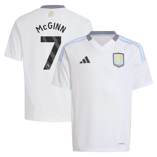aston villa adidas away shirt 2024-25 – kids with mcginn 7 printing Collection | Official Aston Villa Kits for Fans
