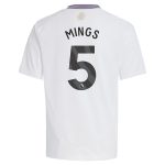 aston villa adidas away shirt 2024-25 – kids with mings 5 printing Collection | Official Aston Villa Kits for Fans