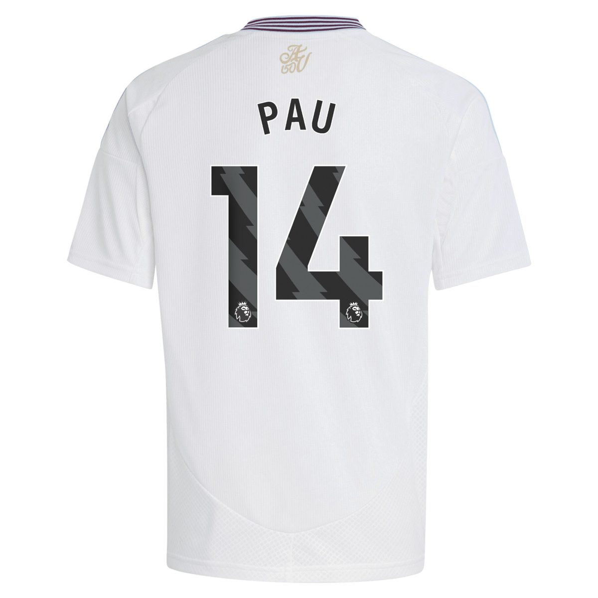 aston villa adidas away shirt 2024-25 – kids with pau 14 printing Collection | Official Aston Villa Kits for Fans