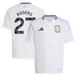 aston villa adidas away shirt 2024-25 – kids with rogers 27 printing Collection | Official Aston Villa Kits for Fans