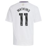 aston villa adidas away shirt 2024-25 – kids with watkins 11 printing Collection | Official Aston Villa Kits for Fans