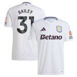 aston villa adidas away shirt 2024-25 with bailey 31 printing Collection | Official Aston Villa Kits for Fans