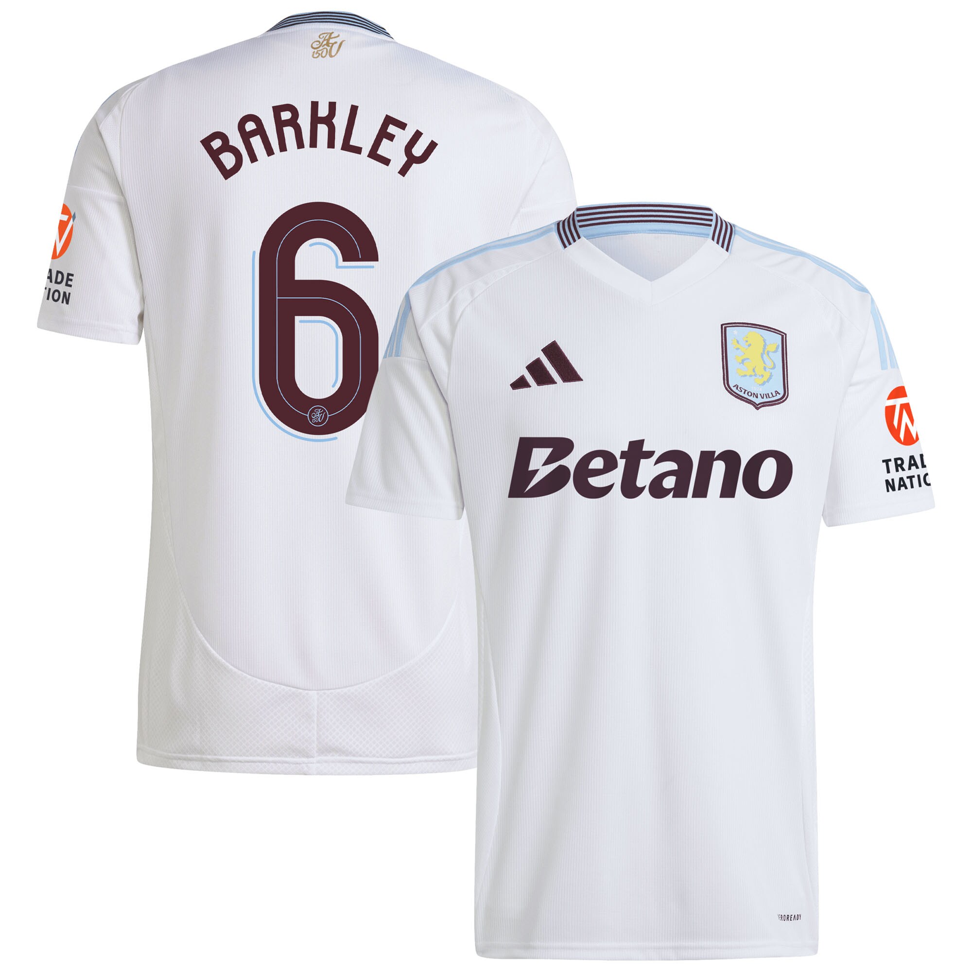 aston villa adidas away shirt 2024-25 with barkley 6 cup printing Collection | Official Aston Villa Kits for Fans