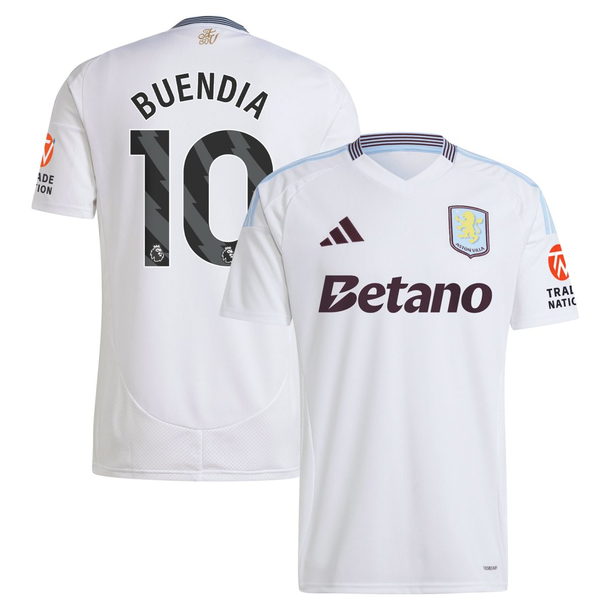 aston villa adidas away shirt 2024-25 with buendia 10 printing Collection | Official Aston Villa Kits for Fans