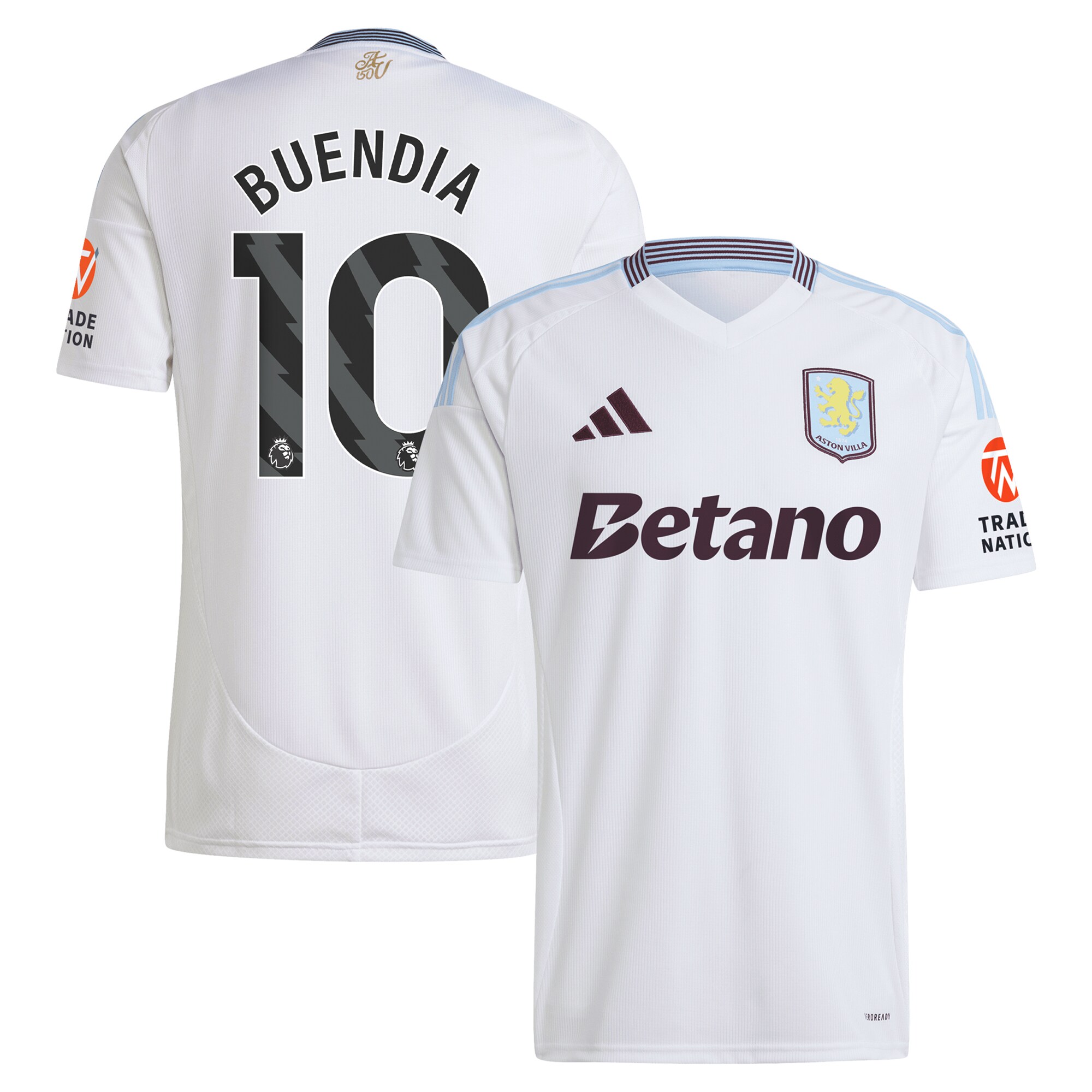 aston villa adidas away shirt 2024-25 with buendia 10 printing Collection | Official Aston Villa Kits for Fans