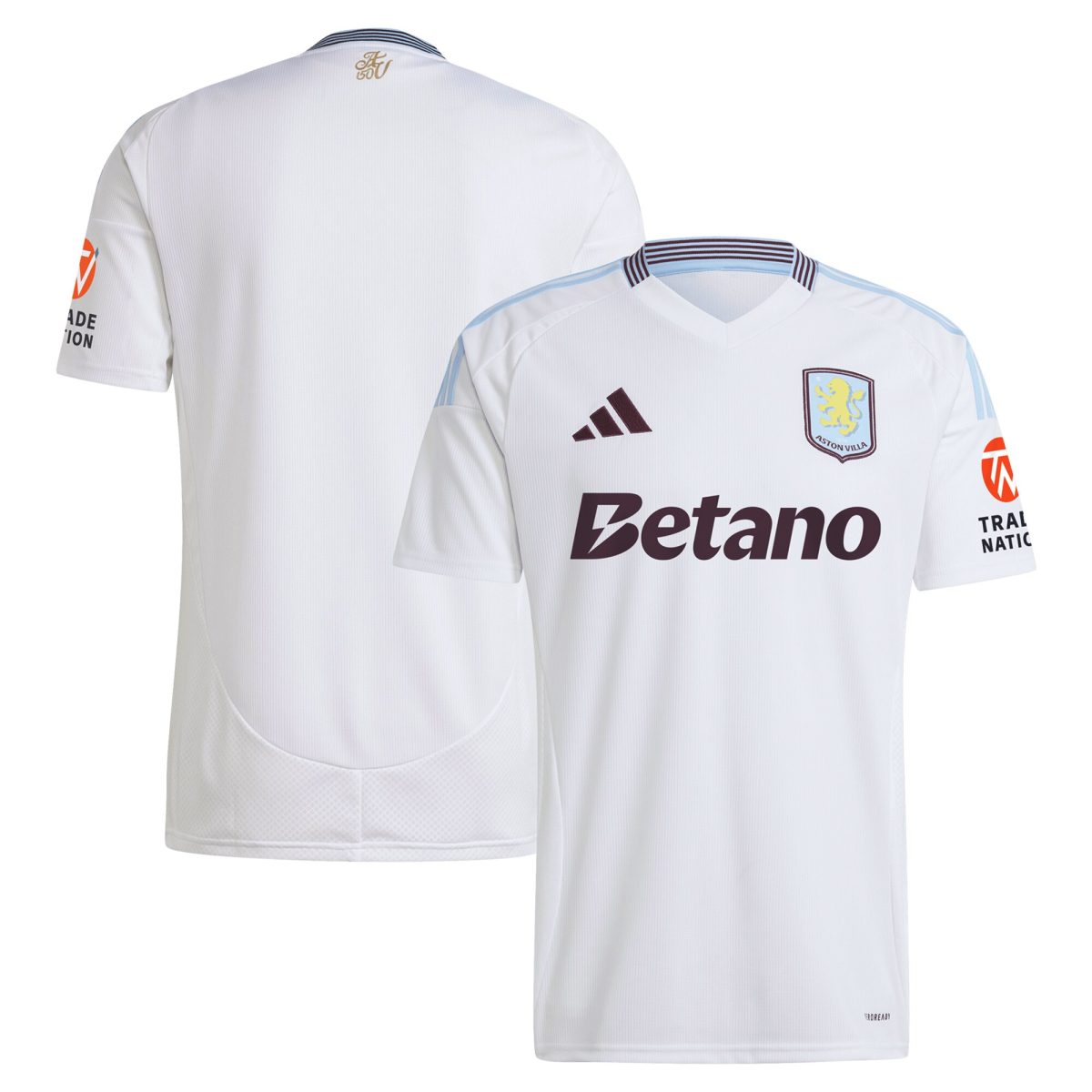 aston villa adidas away shirt 2024-25 with custom printing Collection | Official Aston Villa Kits for Fans