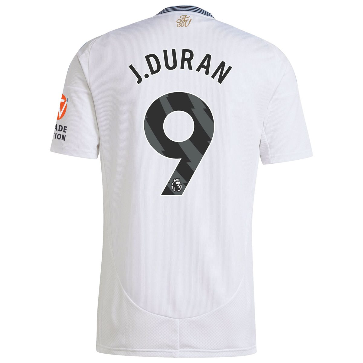 aston villa adidas away shirt 2024-25 with j.duran 9 printing Collection | Official Aston Villa Kits for Fans