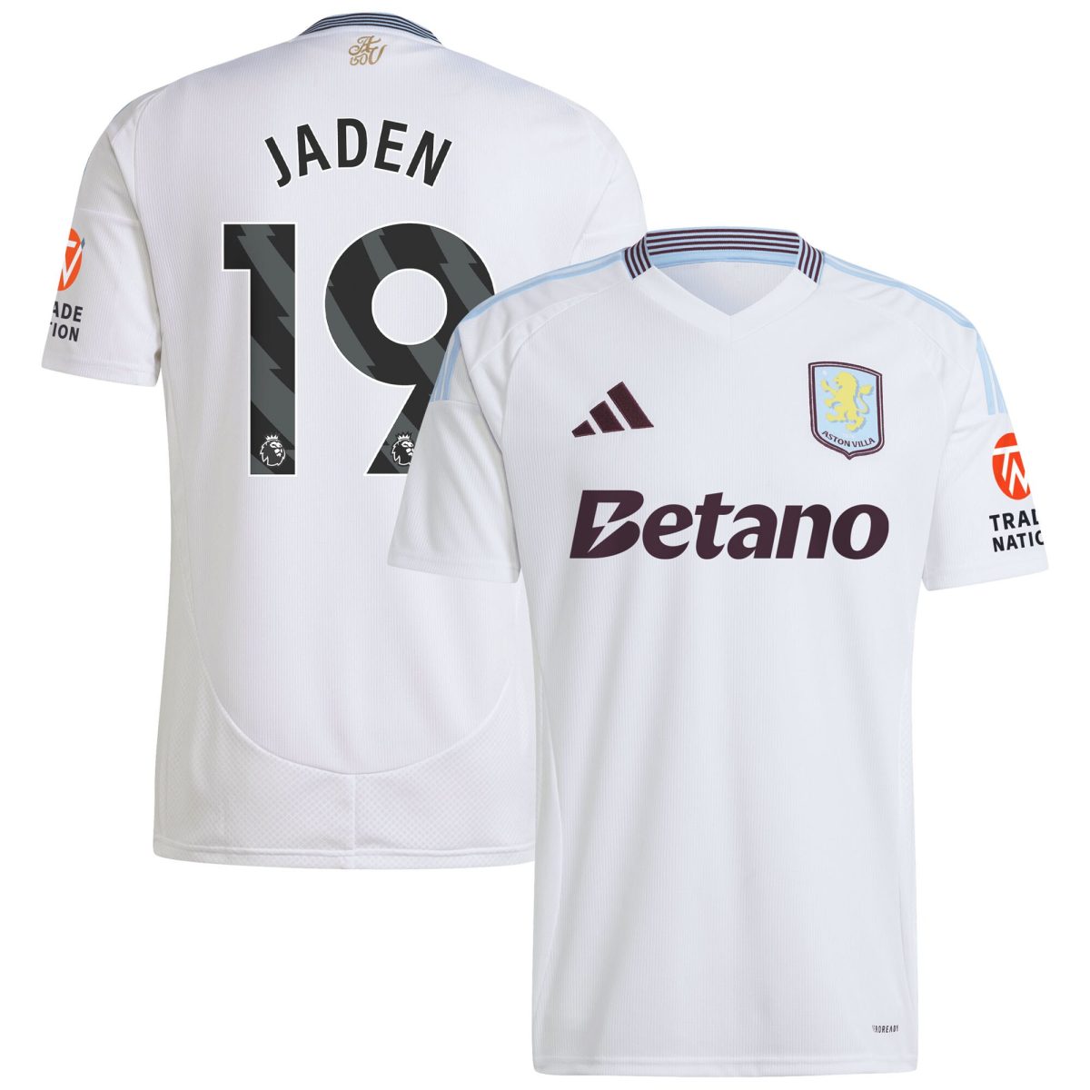 aston villa adidas away shirt 2024-25 with jaden 19 printing Collection | Official Aston Villa Kits for Fans
