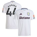 aston villa adidas away shirt 2024-25 with kamara 44 printing Collection | Official Aston Villa Kits for Fans