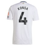 aston villa adidas away shirt 2024-25 with konsa 4 printing Collection | Official Aston Villa Kits for Fans