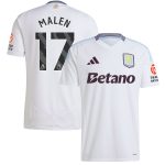 aston villa adidas away shirt 2024-25 with malen 17 printing Collection | Official Aston Villa Kits for Fans