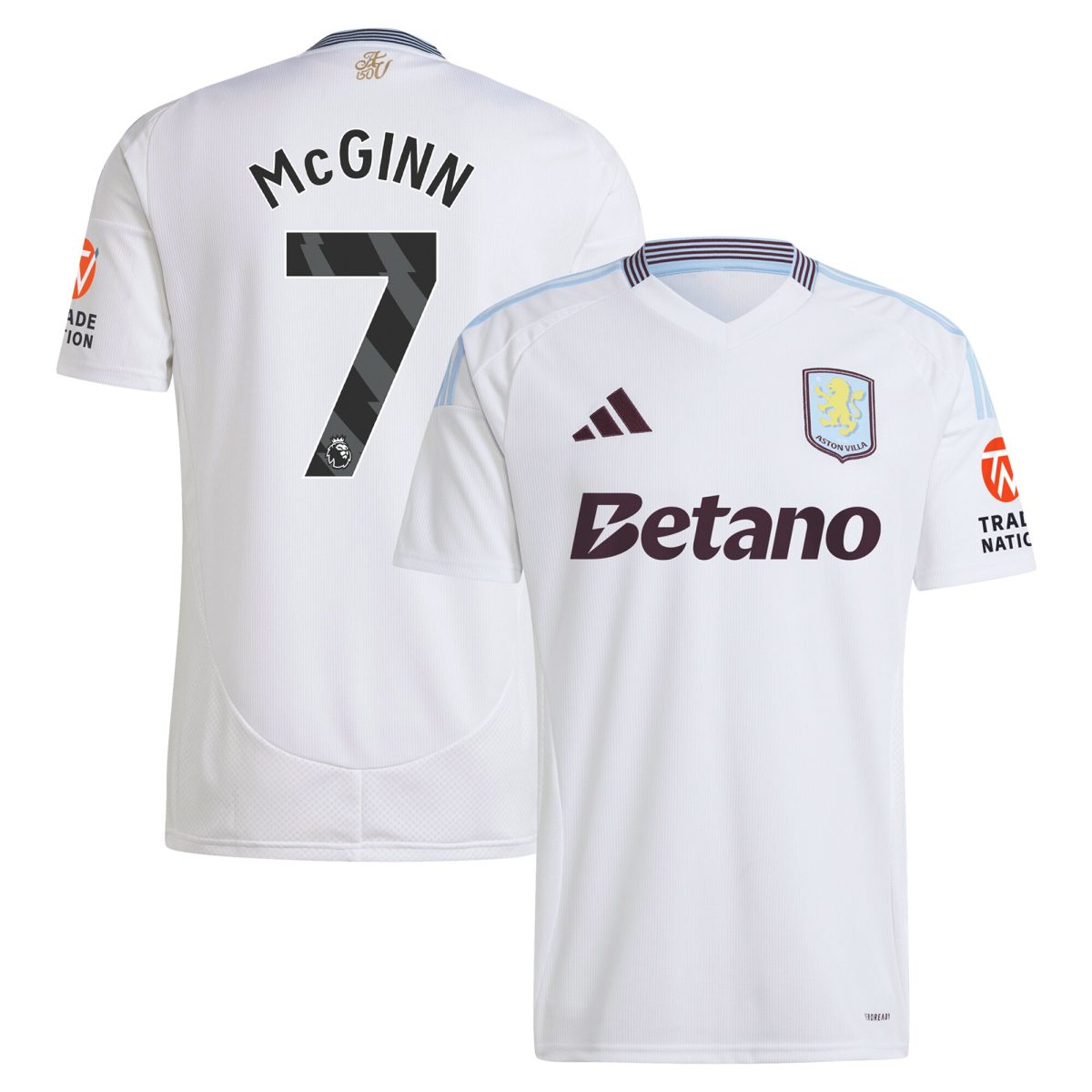 aston villa adidas away shirt 2024-25 with mcginn 7 printing Collection | Official Aston Villa Kits for Fans