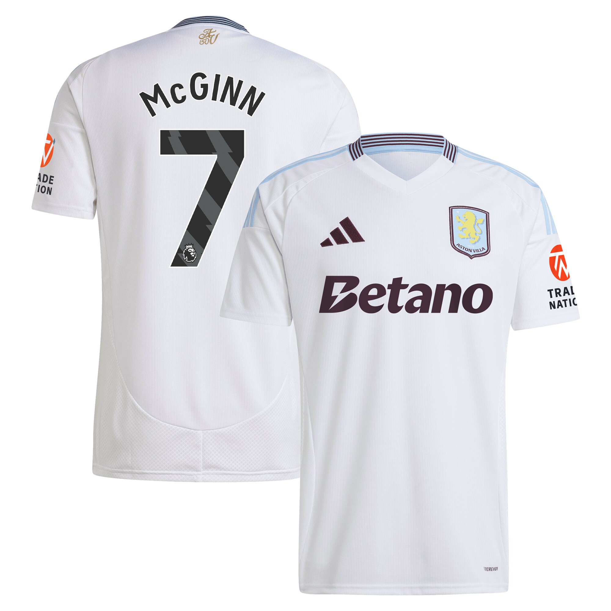 aston villa adidas away shirt 2024-25 with mcginn 7 printing Collection | Official Aston Villa Kits for Fans