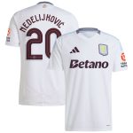 aston villa adidas away shirt 2024-25 with nedeljković 20 cup printing Collection | Official Aston Villa Kits for Fans