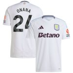 aston villa adidas away shirt 2024-25 with onana 24 printing Collection | Official Aston Villa Kits for Fans