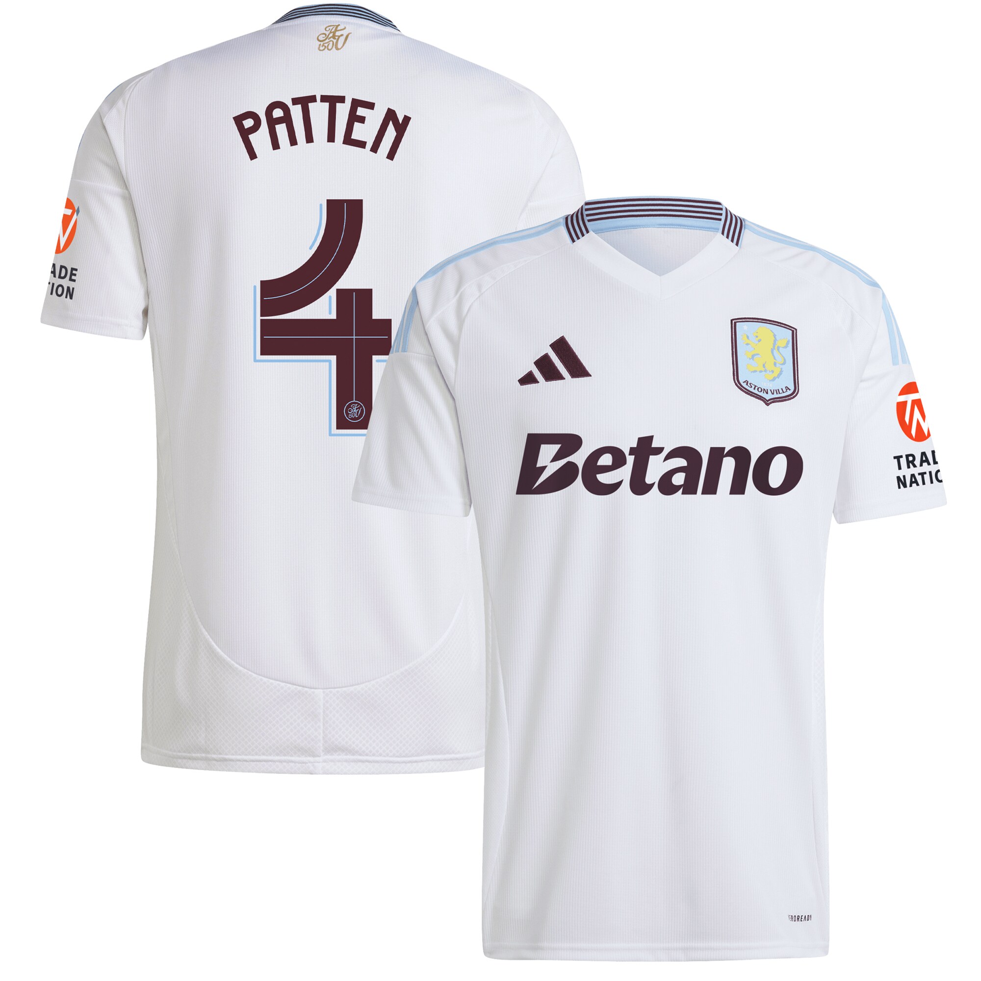 aston villa adidas away shirt 2024-25 with patten 4 cup printing Collection | Official Aston Villa Kits for Fans
