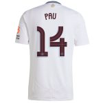 aston villa adidas away shirt 2024-25 with pau 14 cup printing Collection | Official Aston Villa Kits for Fans