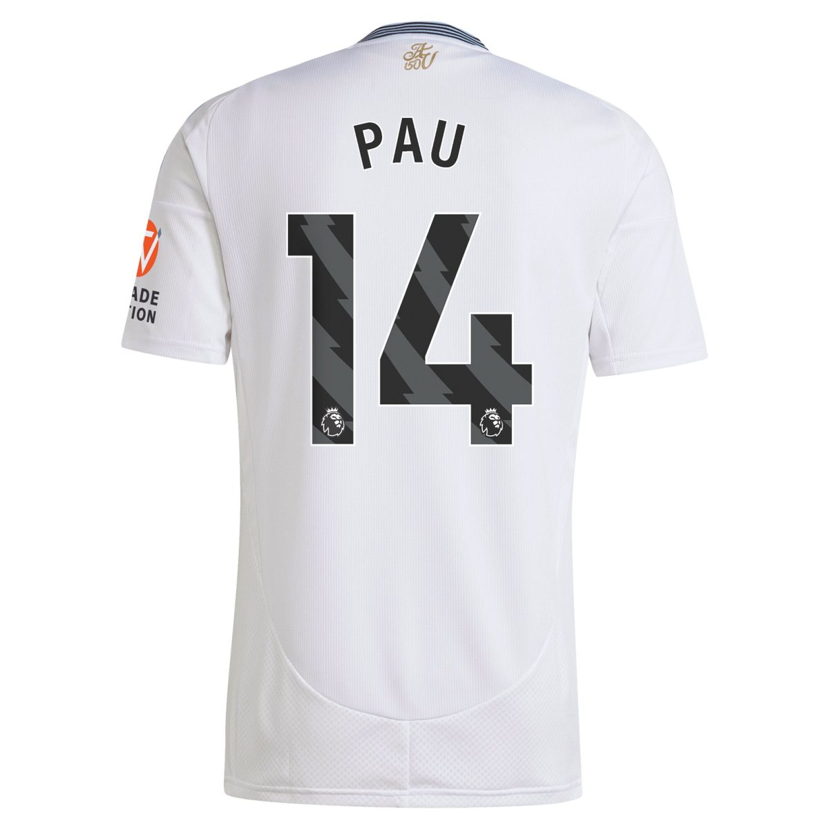aston villa adidas away shirt 2024-25 with pau 14 printing Collection | Official Aston Villa Kits for Fans