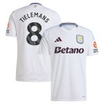 aston villa adidas away shirt 2024-25 with tielemans 8 printing Collection | Official Aston Villa Kits for Fans