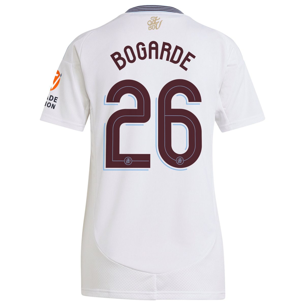 aston villa adidas away shirt 2024-25 – womens with bogarde 26 cup printing Collection | Official Aston Villa Kits for Fans