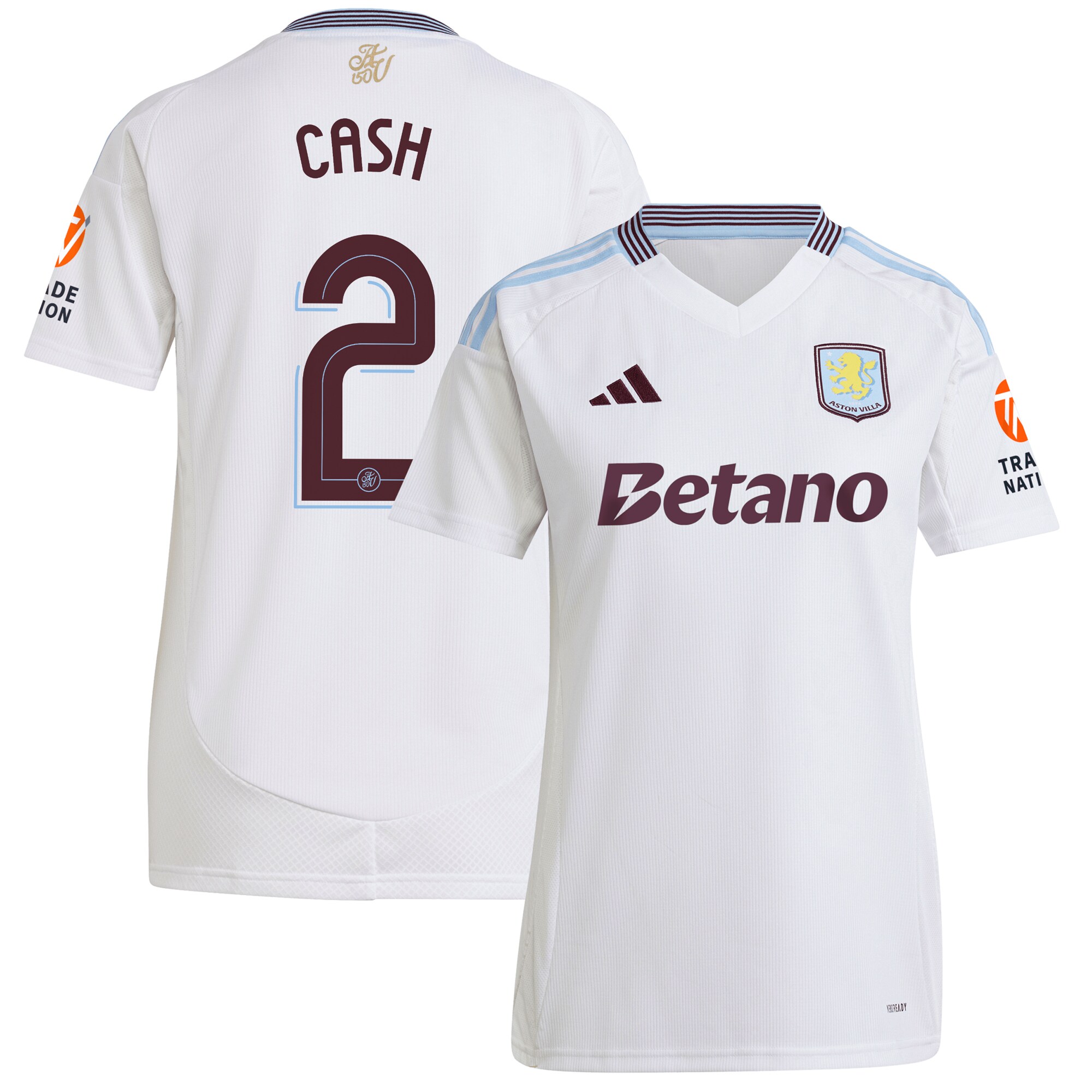 aston villa adidas away shirt 2024-25 – womens with cash 2 cup printing Collection | Official Aston Villa Kits for Fans