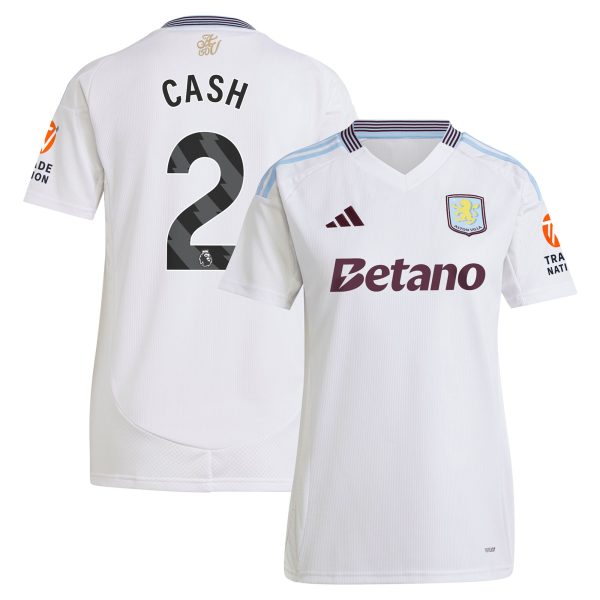 aston villa adidas away shirt 2024-25 – womens with cash 2 printing Collection | Official Aston Villa Kits for Fans