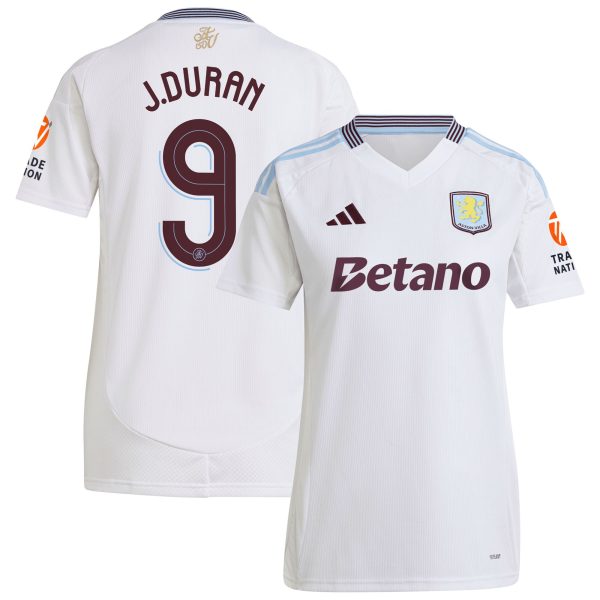 aston villa adidas away shirt 2024-25 – womens with duran 9 cup printing Collection | Official Aston Villa Kits for Fans