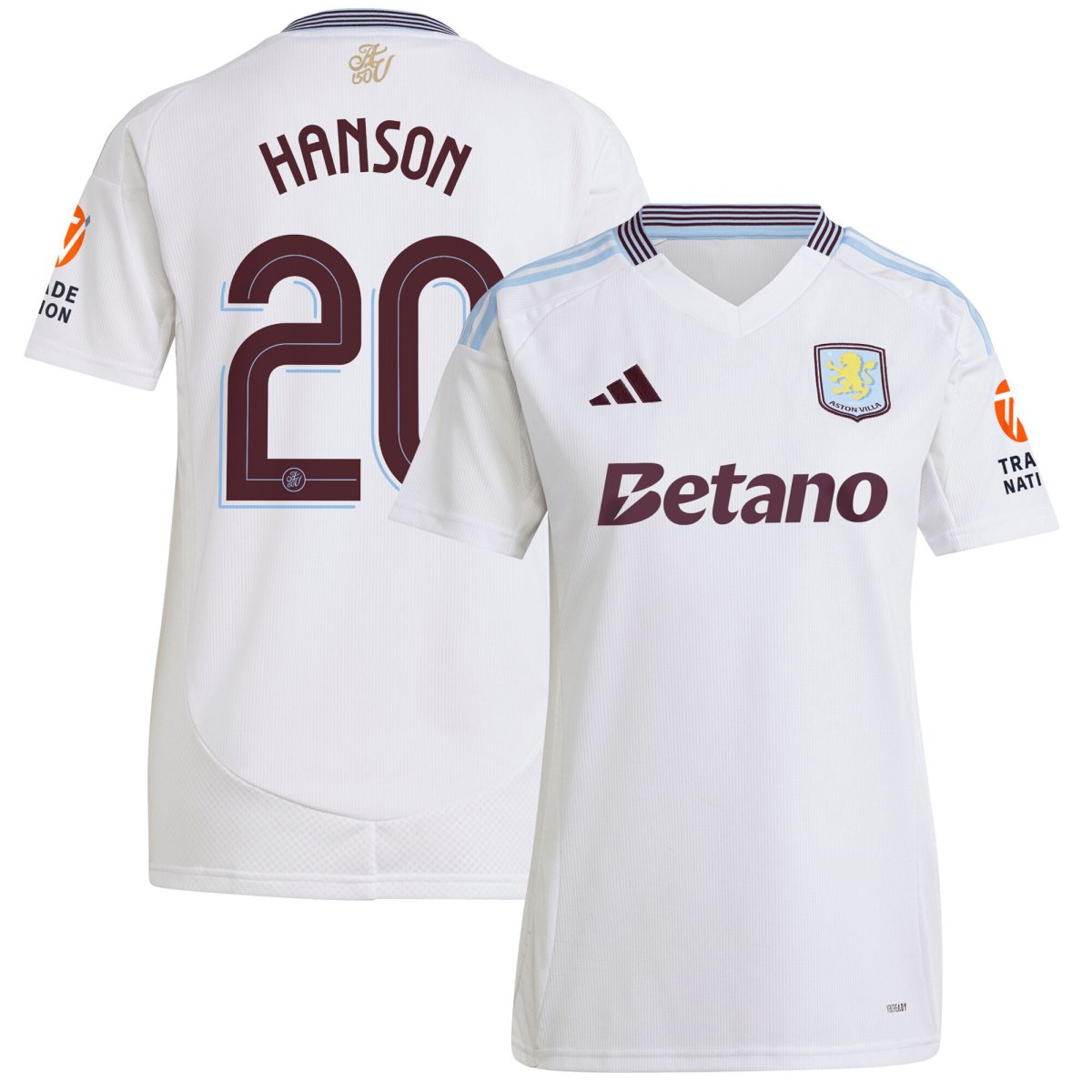 aston villa adidas away shirt 2024-25 – womens with hanson 20 cup printing Collection | Official Aston Villa Kits for Fans