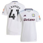 aston villa adidas away shirt 2024-25 – womens with j. ramsey 41 printing Collection | Official Aston Villa Kits for Fans