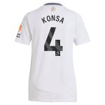 aston villa adidas away shirt 2024-25 – womens with konsa 4 printing Collection | Official Aston Villa Kits for Fans