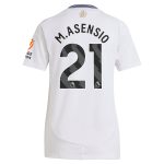 aston villa adidas away shirt 2024-25 – womens with m.asensio 21 printing Collection | Official Aston Villa Kits for Fans
