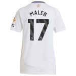 aston villa adidas away shirt 2024-25 – womens with malen 17 printing Collection | Official Aston Villa Kits for Fans