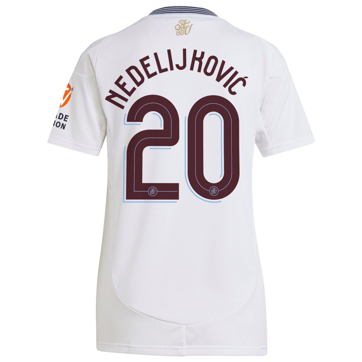 aston villa adidas away shirt 2024-25 – womens with nedeljković 20 cup printing Collection | Official Aston Villa Kits for Fans