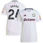 aston villa adidas away shirt 2024-25 – womens with onana 24 printing Collection | Official Aston Villa Kits for Fans