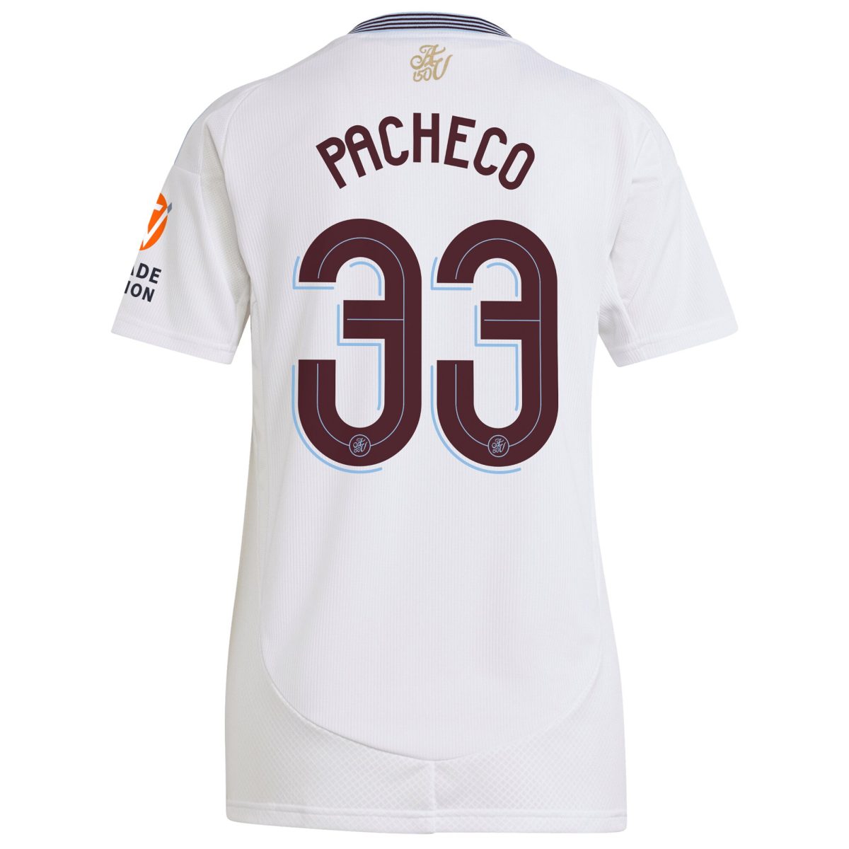 aston villa adidas away shirt 2024-25 – womens with pacheco 33 cup printing Collection | Official Aston Villa Kits for Fans
