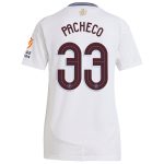 aston villa adidas away shirt 2024-25 – womens with pacheco 33 cup printing Collection | Official Aston Villa Kits for Fans