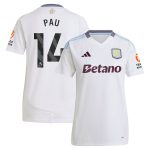 aston villa adidas away shirt 2024-25 – womens with pau 14 printing Collection | Official Aston Villa Kits for Fans