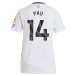 aston villa adidas away shirt 2024-25 – womens with pau 14 printing Collection | Official Aston Villa Kits for Fans